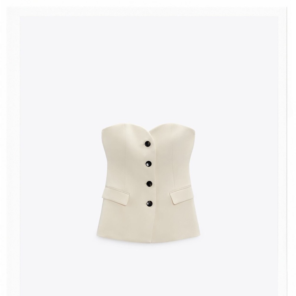 Zara bustier worn once